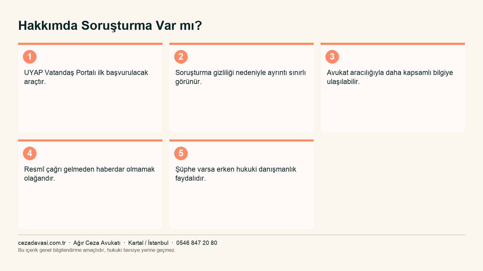 Soruşturma sorgulama yollarının karşılaştırılması infografiği