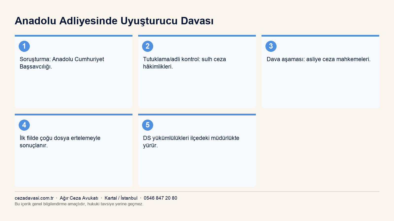 Anadolu Adliyesinde dosya sürecinin adımları infografiği