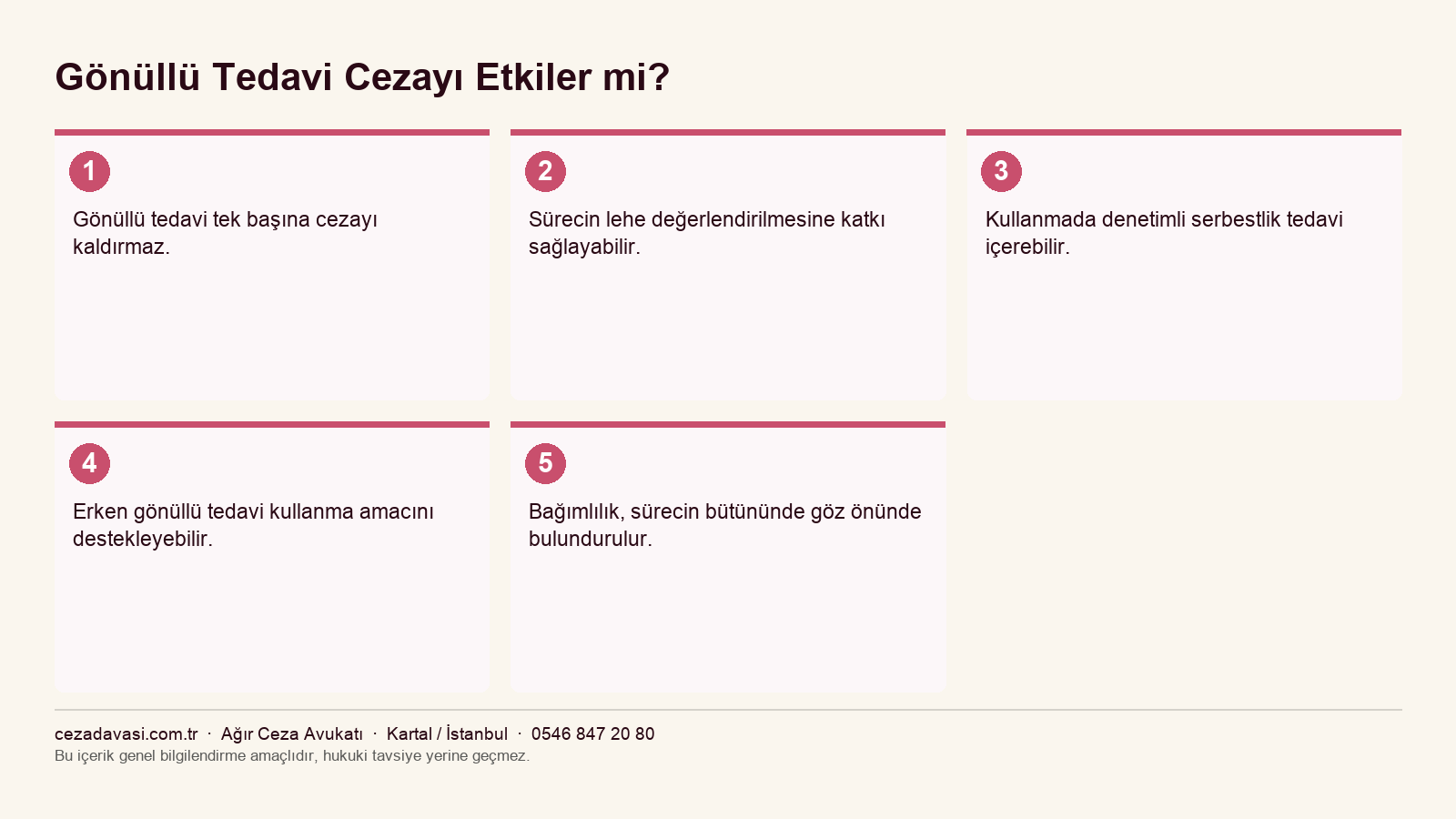 Gönüllü tedavinin sürece etkisinin değerlendirilmesi infografiği