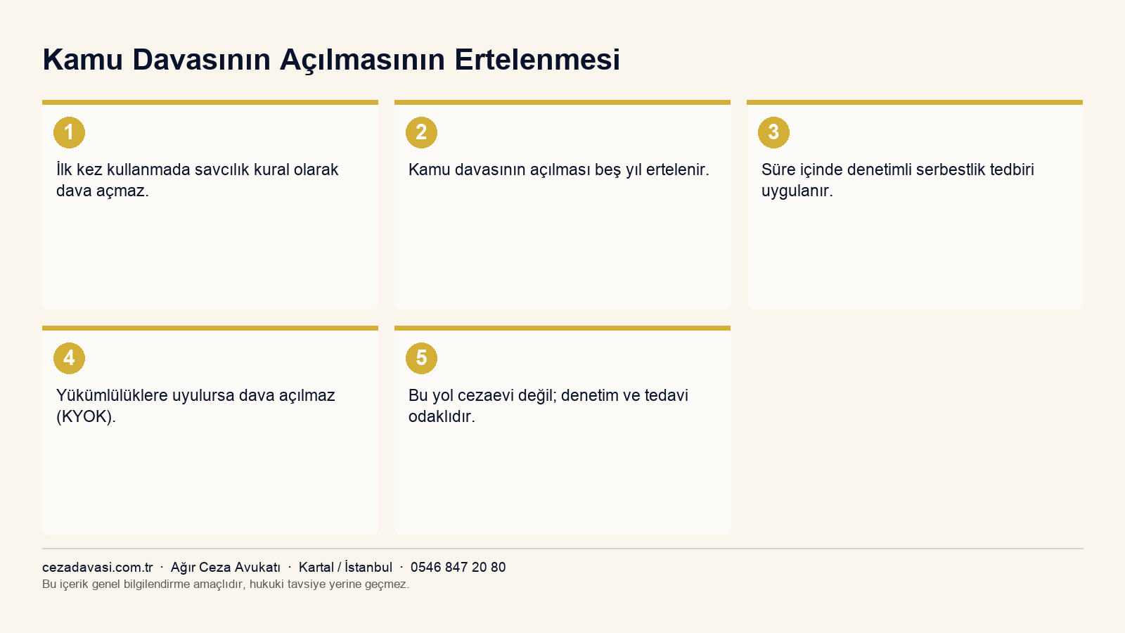 Kamu davasının açılmasının ertelenmesi sürecinin değerlendirilmesi infografiği