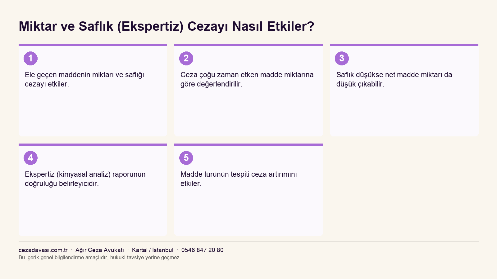 Uyuşturucu ticaretinde ekspertiz ve saflığın rolü infografiği