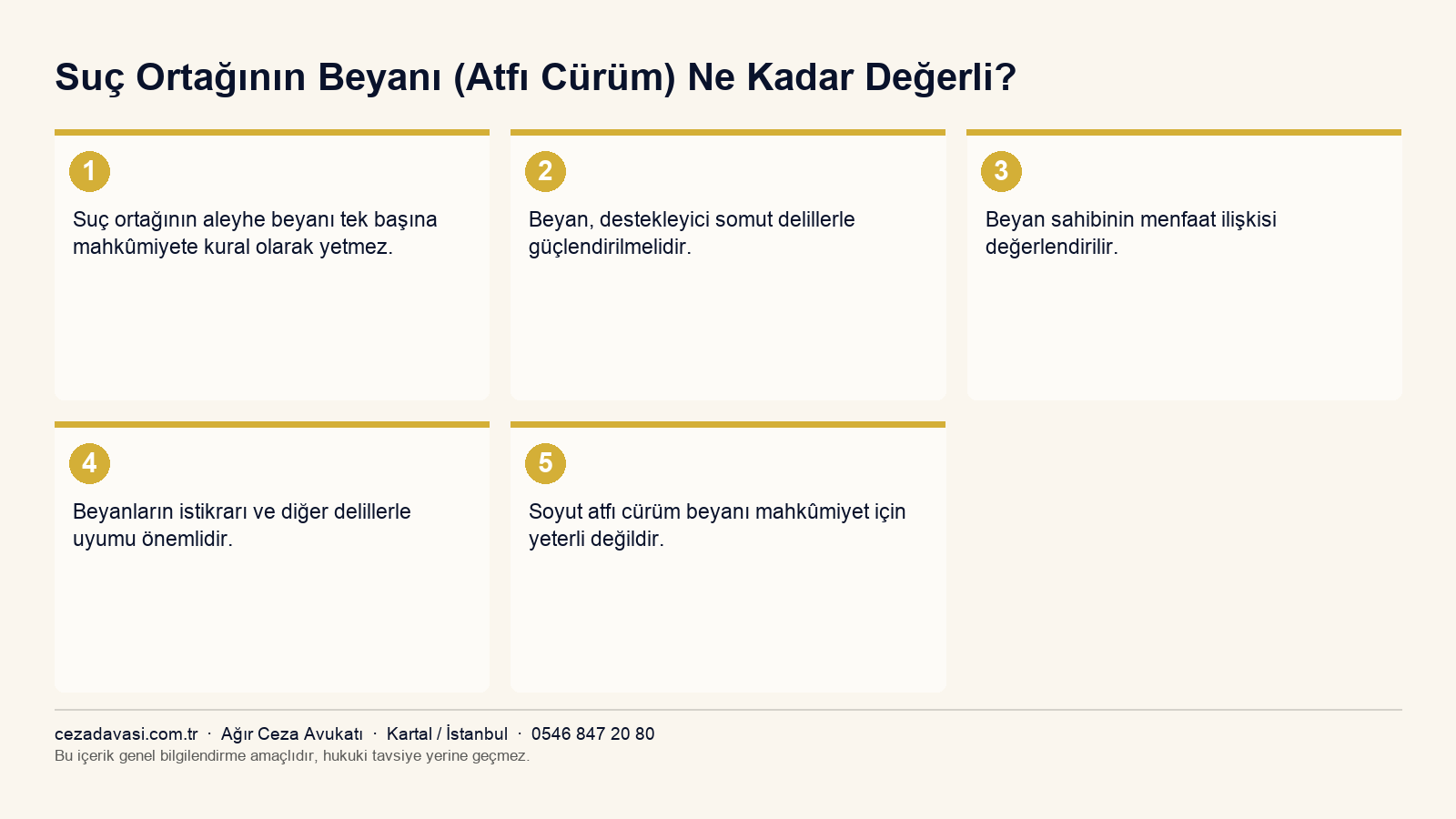 Uyuşturucu ticaretinde suç ortağı beyanının delil değeri infografiği