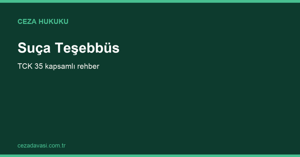 Suça Teşebbüs Nedir, Tamamlanmış Suçtan Farkı Nedir?